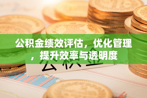 长清公积金绩效评估，优化管理，提升效率与透明度